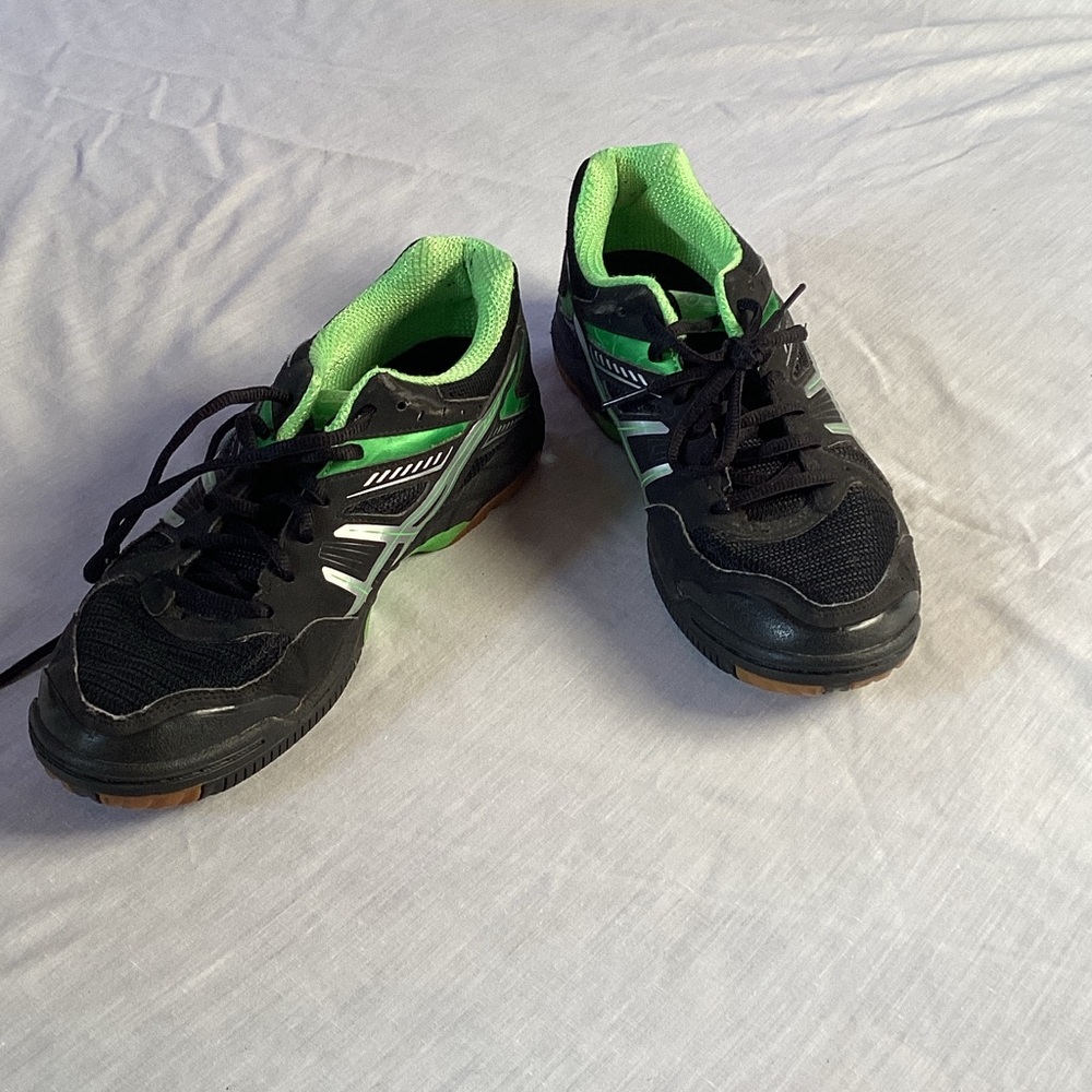 Women’s Black and Green Athletic Shoes